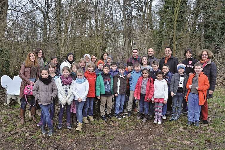 Die Medardus-Grundschule Bendorf besuchte das Monrepos in Neuwied.privat