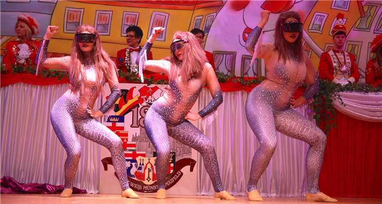 Die Meenster Angels lieferten eine grandiose Space-Show.