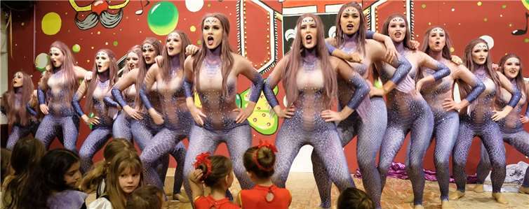 Die Meensterer Angels legten einen tollen Auftritt hin.