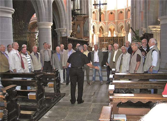 Die Mehlemer Sänger in der Basilika Marienstatt.privat