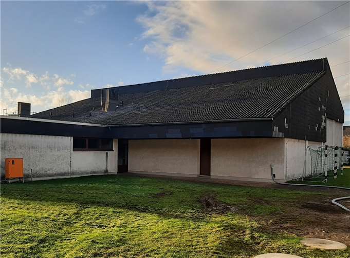 Die Mehrzweckhalle in Mülhofen.Foto: privat