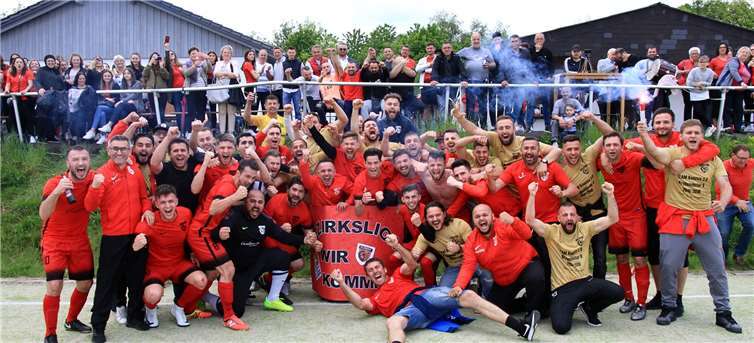 Die Meisterfeierlichkeiten gut verdaut hat Kosova Montabaur. Bei der SG Grenzbachtal Marienhausen siegte der A-Klassenmeister deutlich mit 9:4.Foto: TH