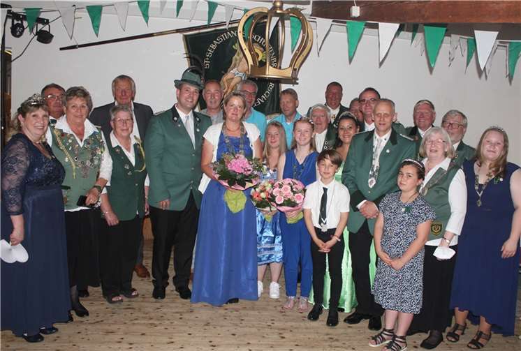 Die Mejestäten des Vereins wurden gebührend gefeiert.  Fotos: Christian Klein