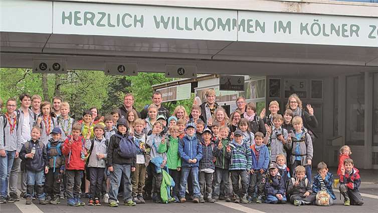 Die Mendiger Georgspfadfinder konnten auch bei ihrem Stammesausflug ihre Entdeckungslust nicht verbergen und erkundeten, was es alles so im Kölner Zoo zu bestaunen gab.privat