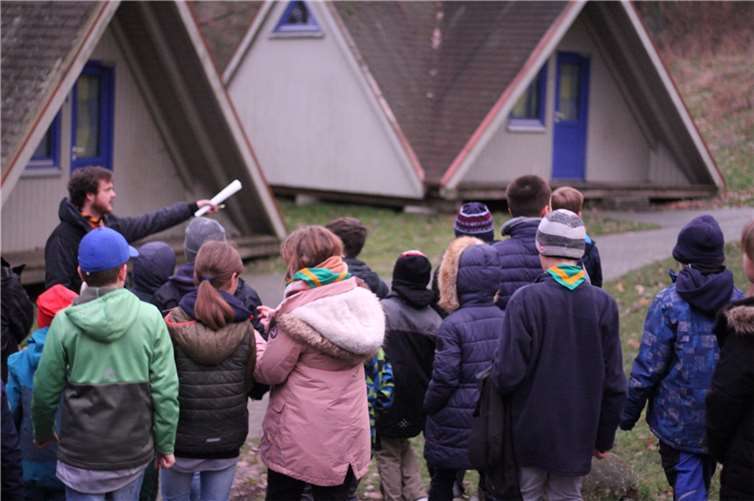 Die Mendiger Pfadfinder bei ihrem Winterlager.  Fotos: privat