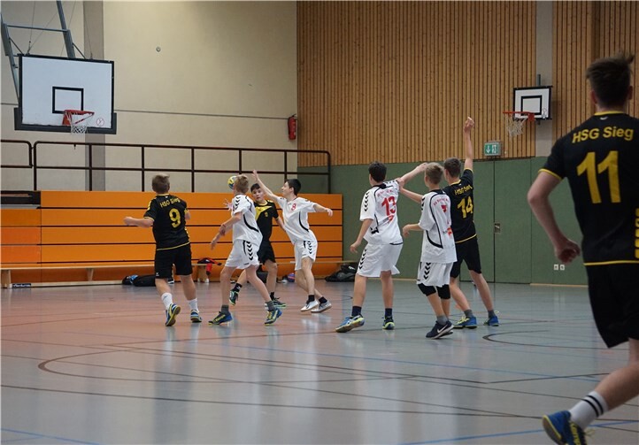 Die Merler B-Jugend musste sich mit einem Endstand von 14:22 geschlagen geben. Privat