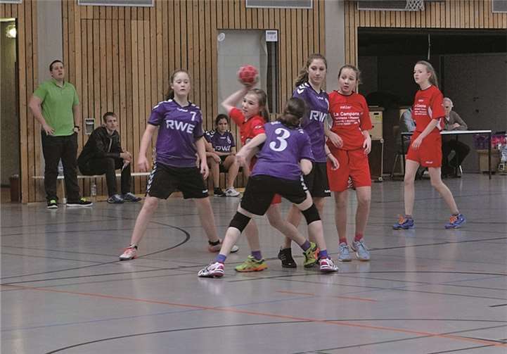 Die Merler C-Jugend zeigte einige tolle Kombinationen. privat