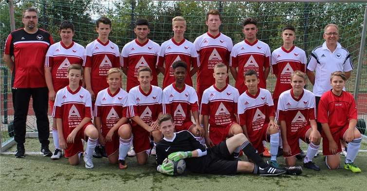 Die Merler C1-Fußballer im bisherigen Saisonverlauf noch ungeschlagen. privat