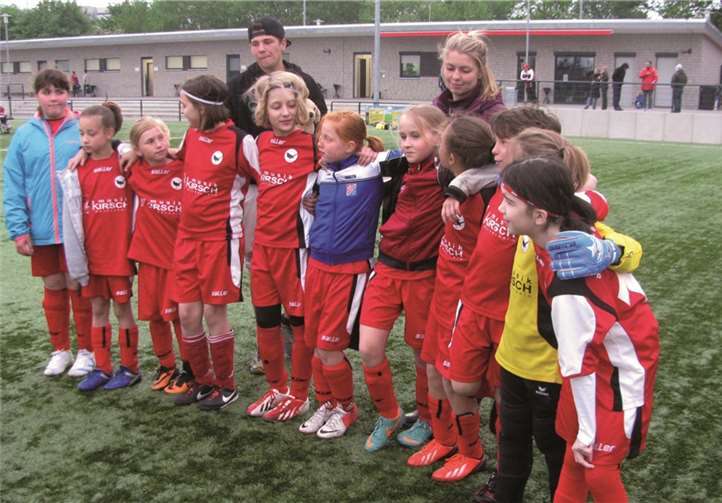 Die Merler Mädchen - E-Jugend des SV Rot-Weiß. privat