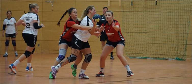 Die Merlerinnen starteten unkonzentriert in das Spiel und retteten am Ende der Spielzeit mit nur noch einem Tor den Punktgewinn.privat