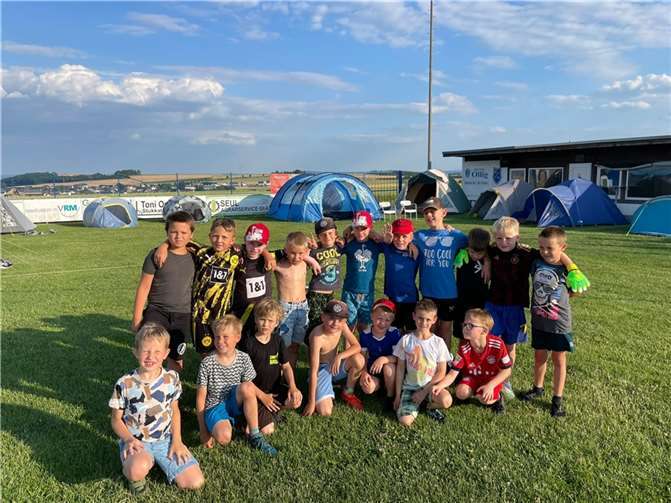 Die Mertlocher F-Jugend der JSG Maifeld.  Foto: JSG Maifeld