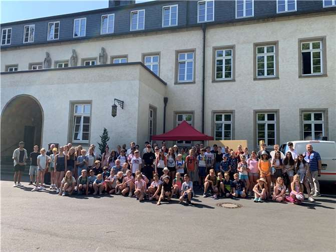 Die Messdiener erfreuten sich an dem vielfältigen Programm. Foto: Kath. Kirchengemeinde Brohltal Herz Jesu