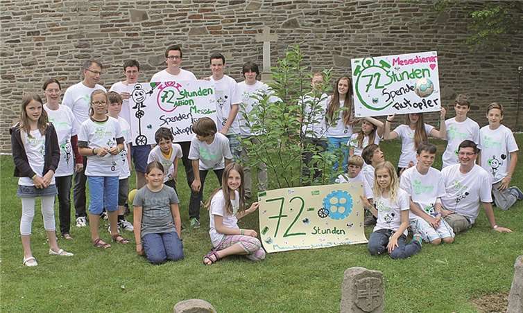 Die Messdiener sammelten für die Flutopfer. privat