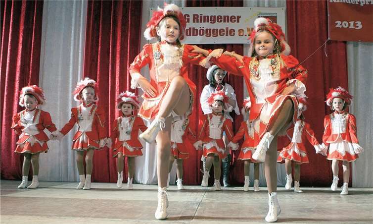 Die Minigarde der Wendböggele zeigte eine großartige Leistung. JOST