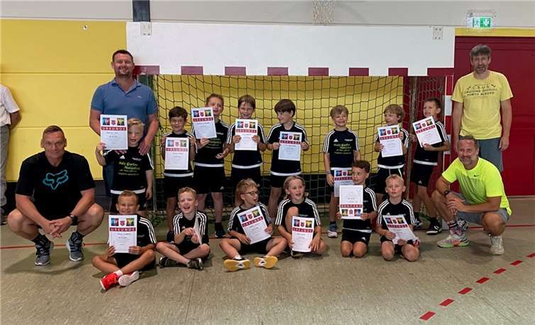 Die Minis der Handballgemeinschaft Mülheim/Urmitz. Foto: privat