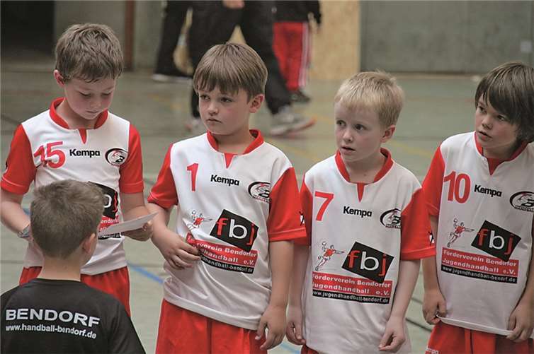 Die Minis zeigten beim Spielfest wieder einmal ihr großes Talent.privat
