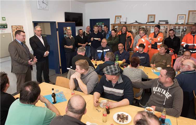 Die Mitarbeiter der SBN wurden für ihren Einsatz gewürdigt.Privat