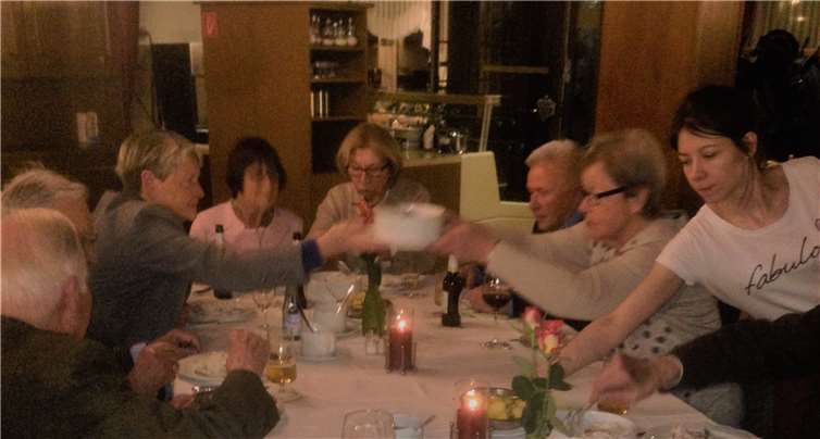 Die Mitarbeiter des Hotels hatten die Tische festlich eingedeckt. Foto: privat