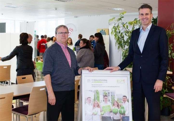 Die Mitarbeiter konnten sich im Rahmen des Aktionstags zu Gesundheitsthemen informieren und verschiedene Angebote ausprobieren. privat