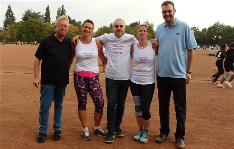 Die MitarbeiterInnen des Marienstifts Mendig engagierten sich beim Sponsorenlauf. privat