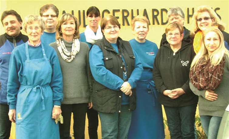 Die Mitarbeiterinnen und Mitarbeiter der Tafel Koblenz, Ausgabestelle Mülheim-Kärlich, kommen gerne in die Räumlichkeiten des Paul-Gerhardt-Hauses.privat