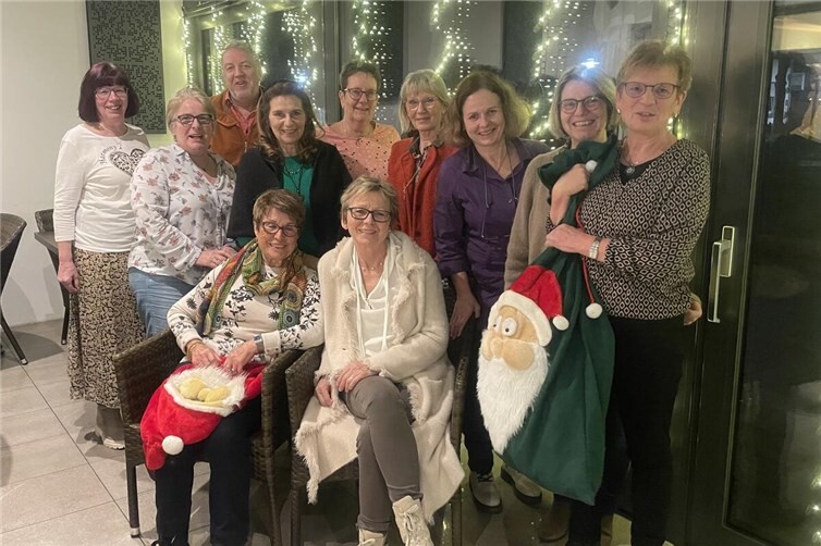 Die Mitglieder der Abteilung Gesundheitssport verbrachten einen feierlichen Abend.Foto: privat