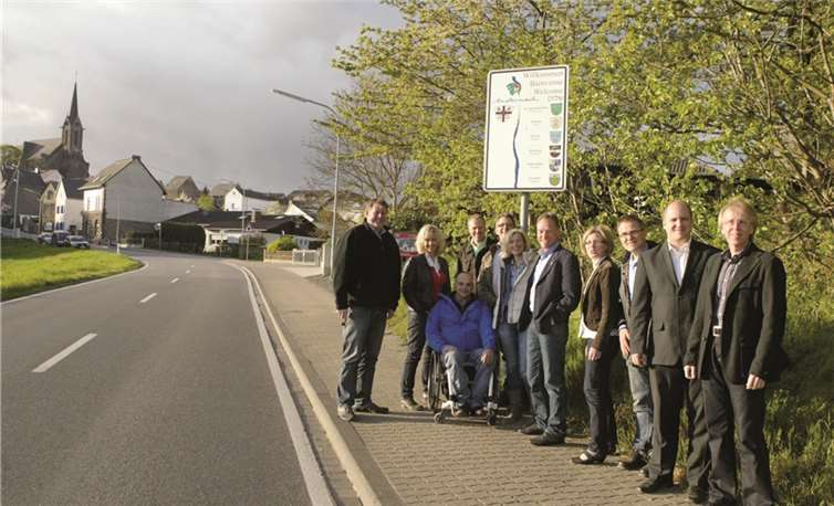 Die Mitglieder der CDU Eich informierten sich vor Ort.  privat