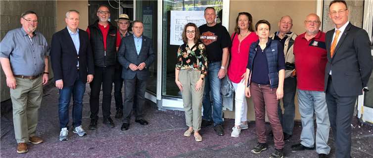 Die Mitglieder der CDU zeigten sich beeindruckt von den räumlichen Dimensionen. Foto: privat