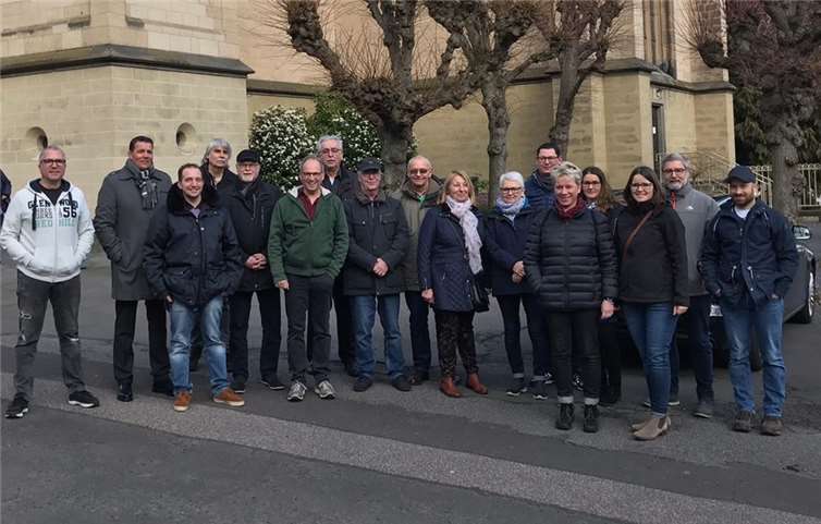 Die Mitglieder der FBL lernten viel über die Geschichte der Apollinariskirche. Foto: privat