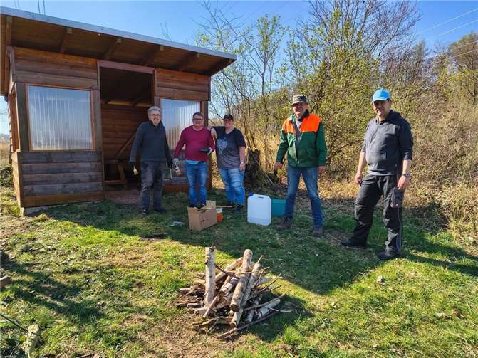 Die Mitglieder der FWG Dieblich im Einsatz. Foto: privat