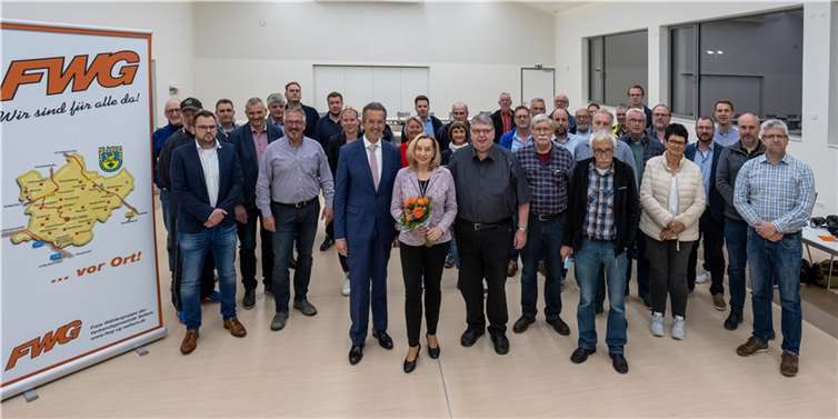 Die Mitglieder der FWG stehen einstimmig und geschlossen hinter der Kandidatin Nicole Hampel. Foto: FWG der VG Selters