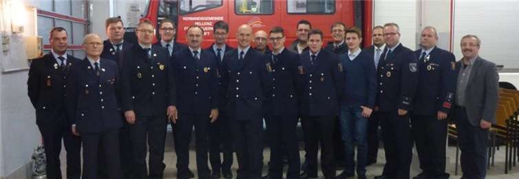 Die Mitglieder der Feuerwehr Kruft.VG Pellenz