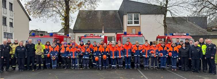 Die Mitglieder der Jugendfeuerwehren des Landkreises Mayen-Koblenz.  Fotos: privat