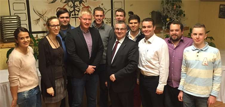Die Mitglieder der Jungen Union Kreis Mayen-Koblenz bei ihrem Treffen mit Landrat Dr. Alexander Saftig. privat