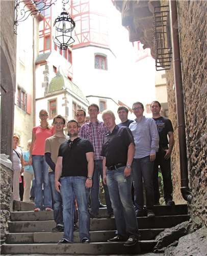 Die Mitglieder der Jungen Union Mayen-Koblenz beim Ausflug zur Burg Eltz. privat