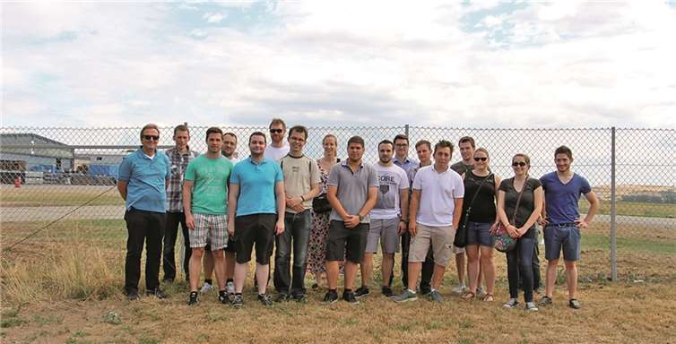 Die Mitglieder der Jungen Union Mayen-Koblenz machten sich vor Ort ein Bild.privat