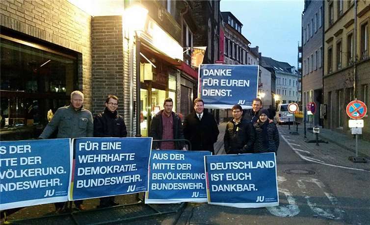 Die Mitglieder der Jungen Union in Andernach. privat