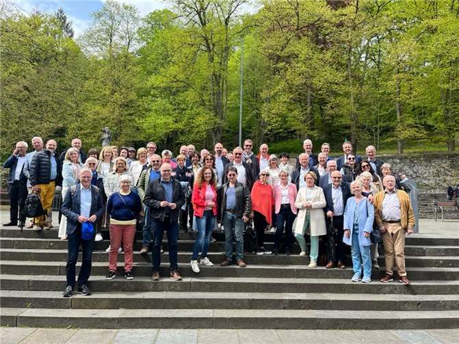 Die Mitglieder der Rotary Clubs Genk und Bad Neuenahr-Ahrweiler.  Foto: Dieter Zimmermann