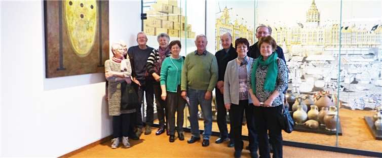 Die Mitglieder der Swisttaler Senioren-Union im Siegburger Stadtmuseum.Foto: privat