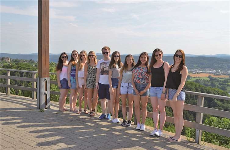 Die Mitglieder der Tanzgruppe campierten wie jedes Jahr im Biwak.privat