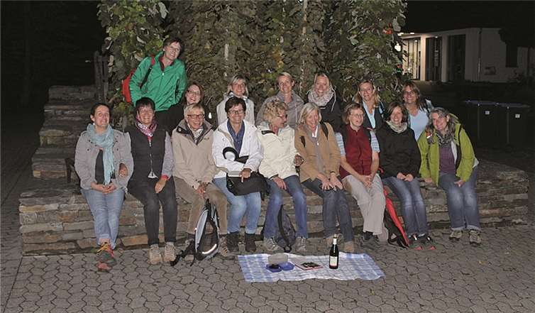 Die Mitglieder der Theatergruppe ließen es sich gut gehen.privat