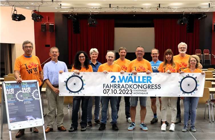 Die Mitglieder der WFK-Projektgruppe freuen sich bei einem abschließenden Treffen in der Stadthalle Montabaur auf viele radbegeisterte Gäste am 7. Oktober.  Foto: Uli Schmidt