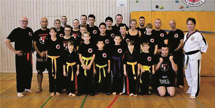 Die Mitglieder der WKA Koblenz bekamen viel Lob für ihre Vorführung. privat