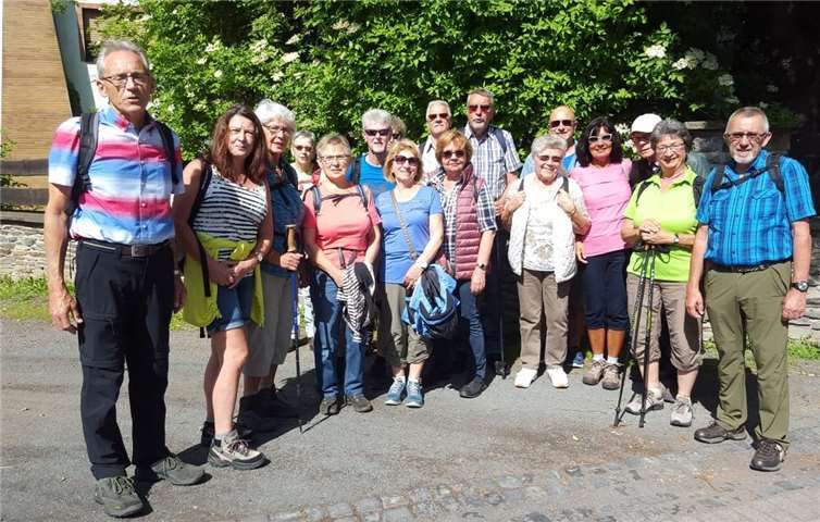 Die Mitglieder des AWO-Ortsverband Koblenz-Metternich während ihrer Wanderung.Foto: privat