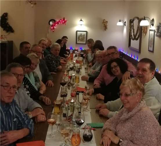 Die Mitglieder des Angelvereins feierten im Restaurant „Dalmatia". Foto: privat
