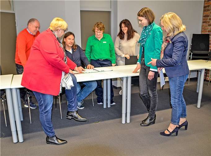 Die Mitglieder des Arbeitskreises Gesundheit bei ihrem Treffen im reishaus. Foto: Kreisverwaltung/Schäfer