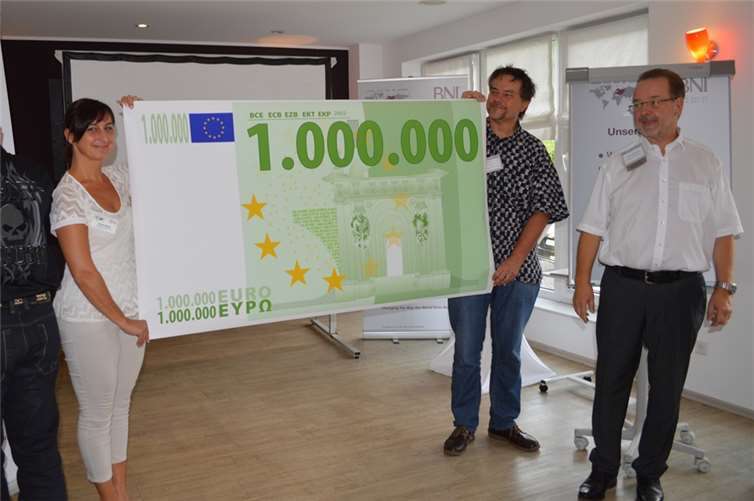 Die Mitglieder des BNI-Chapters Rhein-Ahr haben schon mehr als 1 Million Euro Umsatz gegenseitig vermittelt.