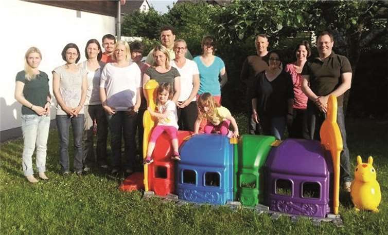 Die Mitglieder des Fördervereins der Kindertagesstätte Ernst.privat