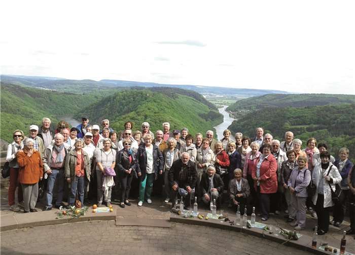 Die Mitglieder des Freundschaftskreises bei ihrem Ausflug.Privat
