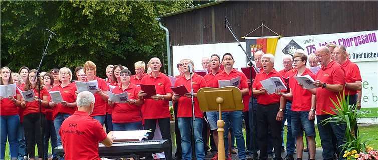 Die Mitglieder des Gesangvereins proben für das nächste Konzert.Foto: Hans Hartenfels
